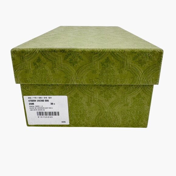 Gucci Princetown Horsebit Loafer Mule EU 38.5 US 8.5 Beige Jumbo GG Canvas Flat - Picture 15 of 15